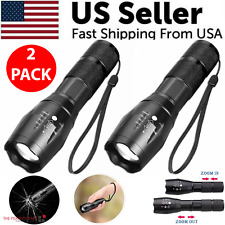 Super-Bright 90000LM LED Tactical Flashlight 5 Modes Zoomable Torch Searchlight picture