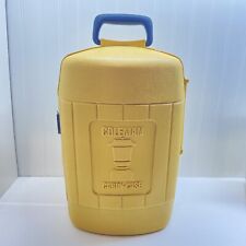 Coleman Lantern Yellow Clam Shell Carry Case GOOD SHAPE picture