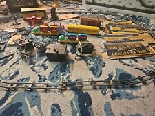 AMERICAN FLYER LOT- Track, Cars, Accessories, Controllers. picture