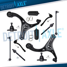 12pc Front Lower Control Arms Ball Joints Tie Rods for 2006 - 2011 Kia Rio Rio5 picture
