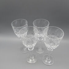 Rogaska Cut Crystal GALLIA Wine Glasses - Set of Four picture