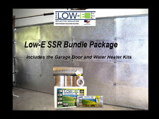 NASATEK SSR 2 Car Garage Door Silver Insulation and Water Heater Tank Wrap Kit  picture