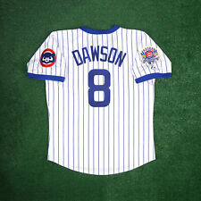 Andre Dawson 1990 Chicago Cubs Men's Home Cooperstown Jersey w/ All Star Patch picture