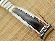 Vintage NOS Unused JB Champion Stainless Steel Leather Expansion Watch Band 10mm picture