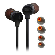 Genuine JBL T110 High Performance In-Ear Stereo Headphones with MIC Remote Black picture