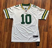 NWT Men's Green Bay Packers Jordan Love Player Game Stitched White Jersey (L) picture