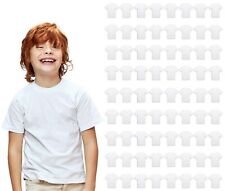 BILLIONHATS 72 Pack Kids Cotton Tshirts Bulk, Wholesale Unisex Children Tees picture