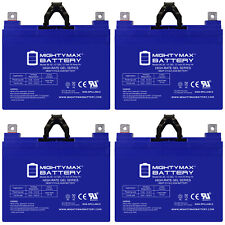 Mighty Max 12V 35AH GEL NB Battery Replaces Heartway Nomad PF3, PT3 - 4 Pack picture