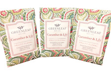 Greenleaf Sachet Cucumber Lily Fruity Floral mini packets lot 3 ~ 0.68 cu in New picture