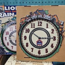Lionel 100th Anniversary Clock Lionel Locomotive Train Ride Sounds Light Sensor picture