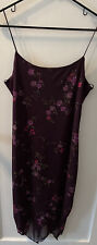 Vintage 90’s Large Slip Style Floral Simple Dress  Stretchy Byer Too California picture