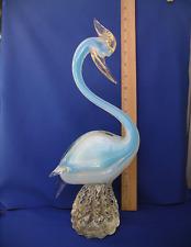 VTG Italian Murano Hand Blown Glass Venetian Duck Bird Figurine 16