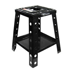 Pit Posse Off Road Universal Motorcycle Motocross Dirt Bike Stand w/ Tray Black picture