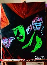 Wicked Witch Original Painting On Canvas NYC Artist Ghost Wizard Of Oz picture