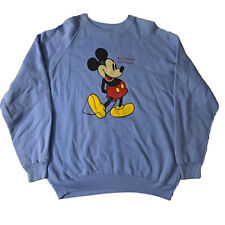 Vintage 80s Mickey Mouse Sweater Sweatshirt Disney Hollywood California Size XL picture