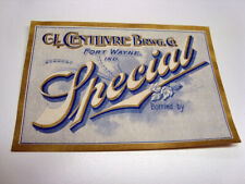 Circa 1900 Centlivre Special Beer Label, Fort Wayne, Indiana picture
