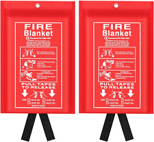 Emergency Fire Blanket for Kitchen and Home 2 Pack 39.37? x 39.37? picture