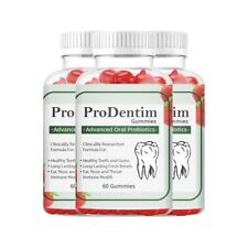 3-Pack Prodentim Gummies Dental Supplement for Teeth and Gums 180 Gummies picture