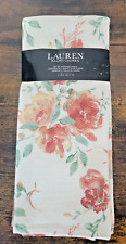 Ralph Lauren 3pcTowel Set,100% Cotton Light Pastel Floral And Sage Green-17x28in picture