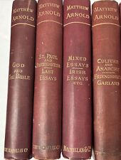 Matthew Arnold 6-Religious Books Macmillan and Co. 1883 Bible Dogma Celtic picture
