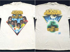 Vintage 1984 Jacksons Victory Tour T-Shirt Cotton For Fans All Size picture