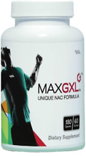 Max GXL Unique NAC Formula Combat Oxidative Stress 180 Veg Caps Exp 2025 picture