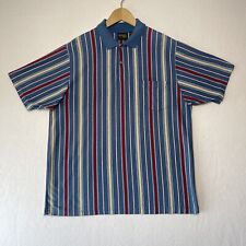 Vintage Brittany Bay Golf Polo Shirt Striped Multicolor Men’s Size XL Casual picture