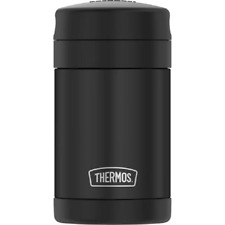 Thermos 16oz Insulated Food Jar with Folding Spoon, Matte Black picture