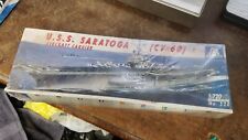 Italeri 520 US Navy U.S.S Saratoga CV-60 Carrier Plastic Kit 1/720 Scale New picture