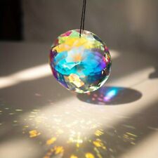 Crystal Suncatchers Pendant Color Changing Prism Crystal Rainbow Maker Ornament picture