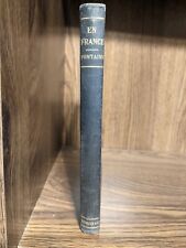 Antique 1915 En France by C. Fontaine Hardcover picture