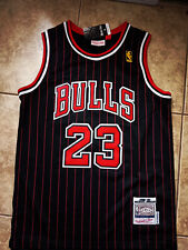 Michael Jordan Jersey Chicago Bulls Vintage Throwback Black Jersey #23 US Seller picture