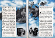 AEOLIAN Pianola PIANO Metrostyle THEMODIST Illustrations 1909 Original Print Ad  picture