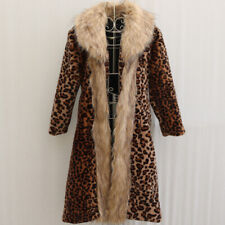New Womens Clothes Thick Keep Warm Faux Mink Fur Jackets Leopard Pattern Outwear picture
