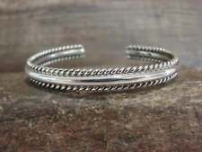 Navajo Indian Sterling Silver Bracelet Cuff by Elaine Tahe picture