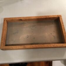 Vintage Handcrafted Wood & Copper Screen Sieve Old Retro Collectibles 1940’s. picture