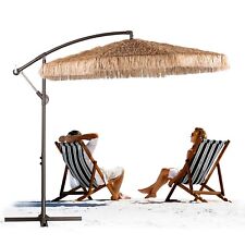 Aoodor Grand patio 10 FT Thatched Tiki Umbrella Outdoor Beach Pool Sun Shade picture