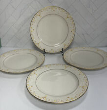 Set of 4 Noritake Ivory China Fragrance PATTERN Salad/Lunch Plates MADE IN JAPAN picture