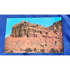 Capitol Reef National Monument Utah Egyptian Temple Postcard Chrome Divided picture