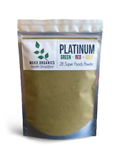 MAXX Organics PLATINUM Green Gold, Reds SUPERFOODS POWDER Compare Organifi Juice picture