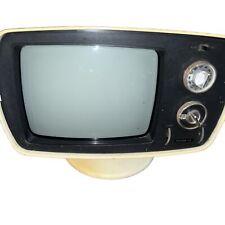 Vintage Cream  1970s PHILCO Ford ATOMIC TV Television SPACE AGE Tested MCM B370 picture