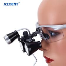 Surgical Dentist Magnifier Binocular Loupes 3.5X-R + LED Head Light Dental Use picture