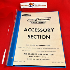 Vintage May 1966 MerCruiser Stern Drives Accessory Section Manual C-90-35058 picture