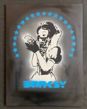 Banksy Rare Large Dismaland Painting 2015 with  paperwork picture