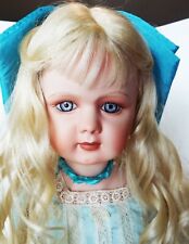 ANTIQUE REPRODUCTION 30 in TETE JUMEAU  DEP PATRICIA LOVELESS PORCELAIN DOLL NEW picture