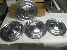 1957 DODGE HUB CAPS WHEEL COVERS NICE COOL WOW VINTAGE AUTOMOTIVE GOOD CONDITION picture