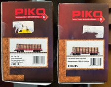 PIKO G Scale American Rolling Stock Bundle #38713 & #38745 Discontinued NIB picture