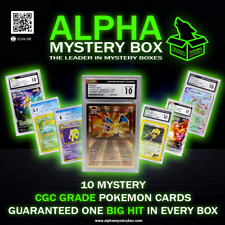 Pokémon Alpha Mystery 10 Mystery Graded CGC Pokémon Cards Awesome picture
