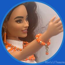 11-12” Fashion Doll Jewelry 1:6 Doll Necklace Earring Bracelet Set for Barbie picture