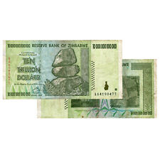10 Trillion Zimbabwe Banknotes 2008 AA Series CIRCULATED picture